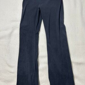 Aerie‎ Women's Foldover Sequins Yoga Pants Medium Black Leggings Y2K Vintage